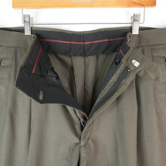 Louis Raphael Luxe Dress Pants Mens 40x29.5 100% Pure Wool - Picture 8 of 13